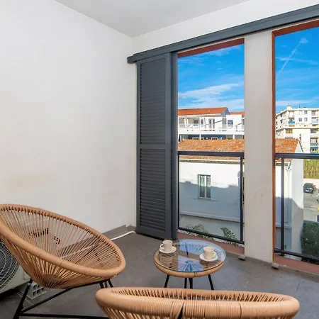 Port Golfe-juan Parking Wifi Climatisation Terrasse Apartamento *