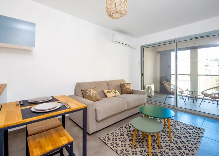 Port Golfe-juan Parking Wifi Climatisation Terrasse Lägenhet